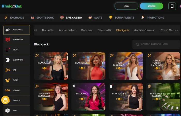 Khelo24Bet Blackjack