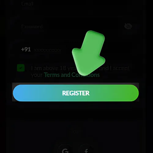 Instruction Complete registration