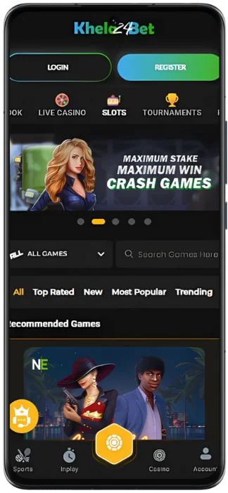 Khelo24Bet Screenshot of the website