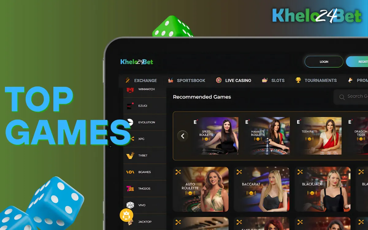 Khelo24 Top Live Casino Games Available