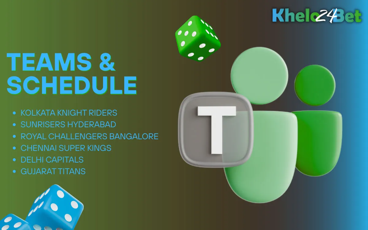 Teams & Schedule IPL 2026